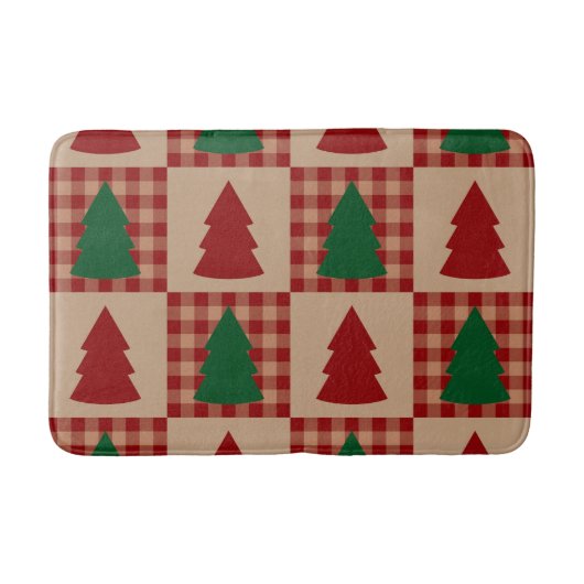 Festive Christmas Bath Mat – Holiday BathroomDecor Badematte (Vorderseite)