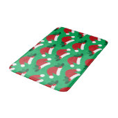 Festive Christmas Bath Mat – Holiday BathroomDecor Badematte (Schrägansicht)