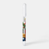 Festive Christmas Cat customizable iPhone 16 Hülle (Rechte Seite)