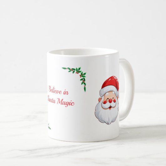 Festive Christmas Coffee Mug Kaffeetasse (VorderseiteRechts)
