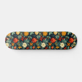 Festive Christmas Foliage with Ornaments Skateboard (Horizontal)