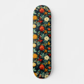 Festive Christmas Foliage with Ornaments Skateboard (Vorne)