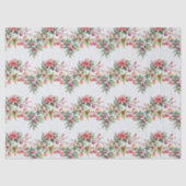 Festive Christmas Garland in Watercolor Seidenpapier (Vorderseite)