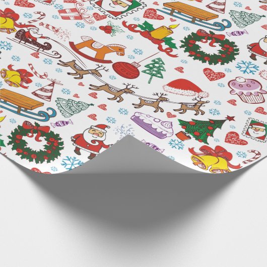 Festive Christmas  Geschenkpapier (Ecke)