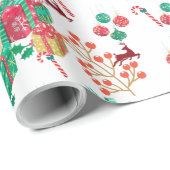 Festive Christmas Gift Wrap Geschenkpapier (Rolleneckpunkt)