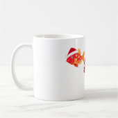 Festive Christmas Goldfish – Cute Holiday Fish Kaffeetasse (Links)