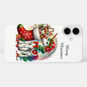 Festive Christmas Holiday customizable unicorn Case-Mate iPhone Hülle (Rückseite (Horizontal))
