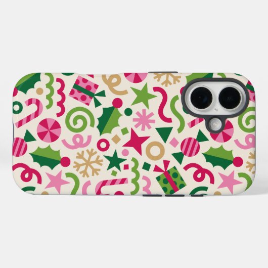 Festive Christmas iPhone / iPad case (Rückseite (Horizontal))