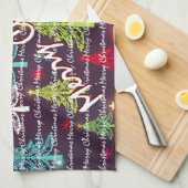 Festive Christmas Luxury Christmas Trees Geschirrtuch (Viertel Falte)