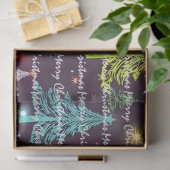 Festive Christmas Luxury Christmas Trees Seidenpapier (Geschenk)