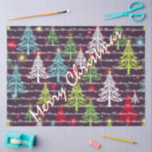 Festive Christmas Luxury Christmas Trees Seidenpapier (Basteln)