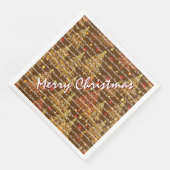 Festive Christmas Luxury Christmas Trees Serviette (Ecke)