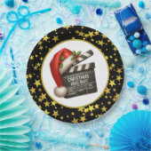 Festive Christmas Movie night party Pappteller (Party)
