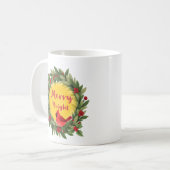 Festive Christmas Mug | Cardinal Kaffeetasse (Vorderseite Links)