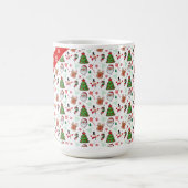 Festive Christmas Mug – Santa & Reindeer Kaffeetasse (Mittel)