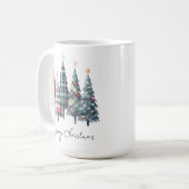 Festive Christmas Mug with Santa Claus Design Kaffeetasse (Vorderseite Links)