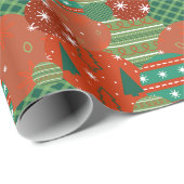 Festive Christmas Ornaments Geschenkpapier (Rolleneckpunkt)