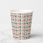 Festive Christmas Pattern Paper Cup Pappbecher (Rechts)