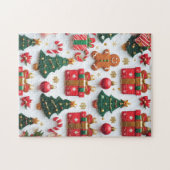 Festive Christmas Pattern Puzzle (Horizontal)