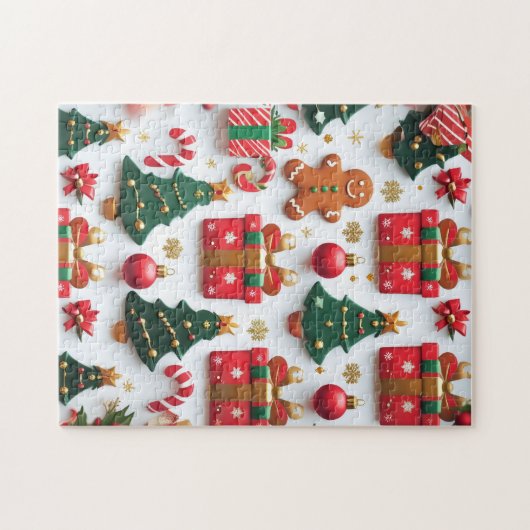 Festive Christmas Pattern Puzzle (Horizontal)