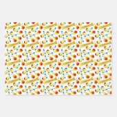 Festive Christmas Pears Personalized Boho Kitchen Geschenkpapier Set (Vorderseite 3)