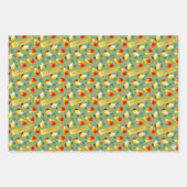 Festive Christmas Pears Personalized Boho Kitchen Geschenkpapier Set (Vorderseite)