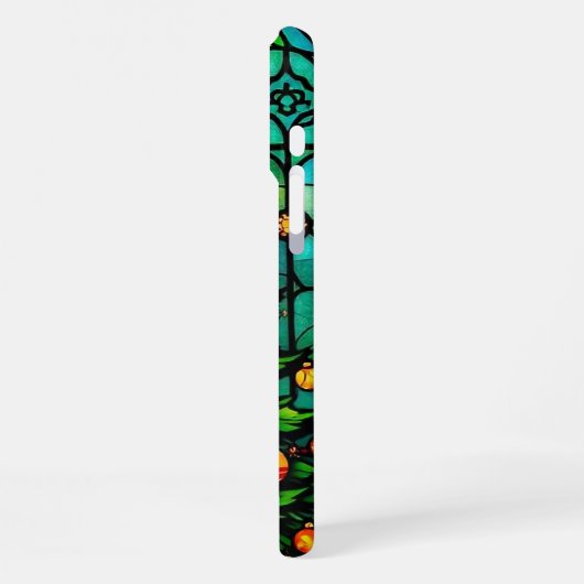 festive christmas phone case design iPhone hülle (Linke Seite)