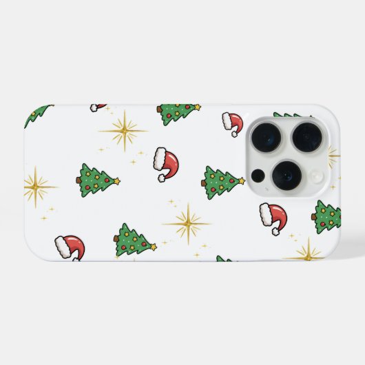 Festive Christmas Phone Case iPhone Hülle (Rückseite (Horizontal))
