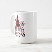 Festive Christmas sweatshirt with Santa Claus Kaffeetasse (Vorderseite Links)