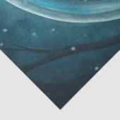 Festive Christmas tissue paper with holly and pine Seidenpapier (Ausschnitt)