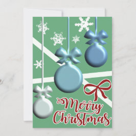 Festive Christmas Tree Holiday Greeting Card Feiertagskarte