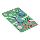 Festive Christmas Tree Holiday Greeting Card Magnet (Rechte Seite)