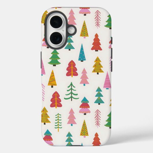 Festive Christmas Tree iPhone case (Rückseite)