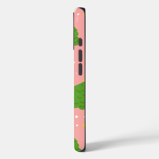 Festive Christmas tree iPhone / iPad case (Rückseite / Links)