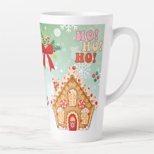 Festive Christmas Tree with Cozy Winter Design gif Milchtasse (Rechts)