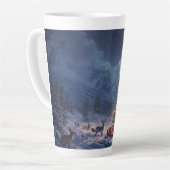 Festive Christmas Tree with Cozy Winter Design gif Milchtasse (Linke Ecke)