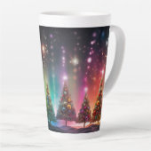 Festive Christmas Tree with Cozy Winter Design gif Milchtasse (Rechte Ecke)