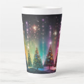 Festive Christmas Tree with Cozy Winter Design gif Milchtasse (Vorderseite)
