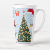Festive Christmas Tree with Cozy Winter Design gif Milchtasse (Rechts)