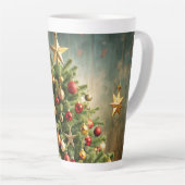 Festive Christmas Tree with Cozy Winter Design gif Milchtasse (Rechte Ecke)