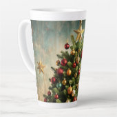 Festive Christmas Tree with Cozy Winter Design gif Milchtasse (Linke Ecke)