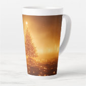 Festive Christmas Tree with Cozy Winter Design gif Milchtasse (Rechte Ecke)
