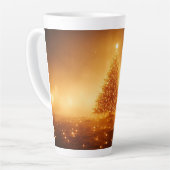 Festive Christmas Tree with Cozy Winter Design gif Milchtasse (Linke Ecke)