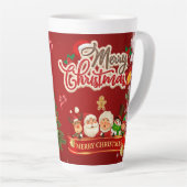 Festive Christmas Tree with Cozy Winter Design gif Milchtasse (Rechte Ecke)