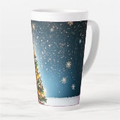 Festive Christmas Tree with Cozy Winter Design gif Milchtasse (Rechte Ecke)