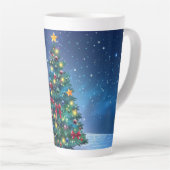 Festive Christmas Tree with Cozy Winter Design gif Milchtasse (Rechte Ecke)