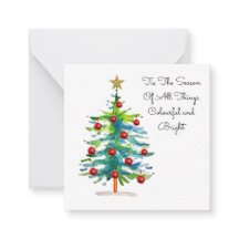 Festive Christmas Tree With Red Ornaments