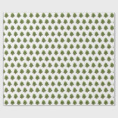 Festive Christmas Tree wrapping paper Geschenkpapier (Flach)