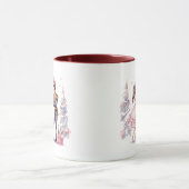 Festive Christmas watercolor nutcracker Tasse (Zentrum)