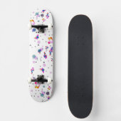 Festive Colorful Music Splash  Skateboard (Vorderseite)